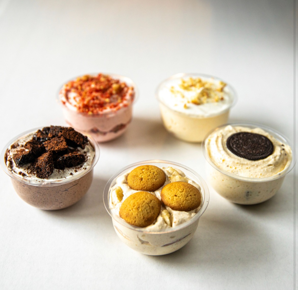 assorted puddings from The Pudding Lady NY