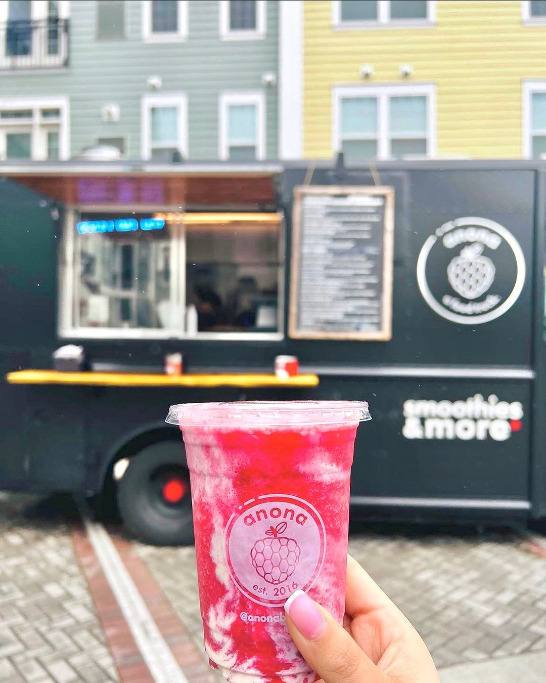 Smoothie from Anona Blends food truck