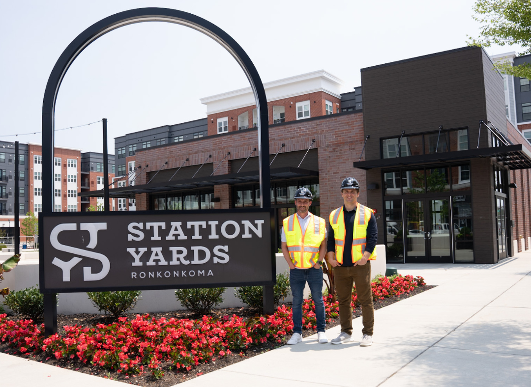 James Bonnano of Upstream Hospitality and Jimmy Coughlan of TRITEC at Station Yards