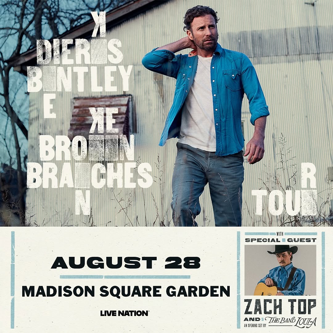 Dierks Bentley at Madison Square Garden on August 28th