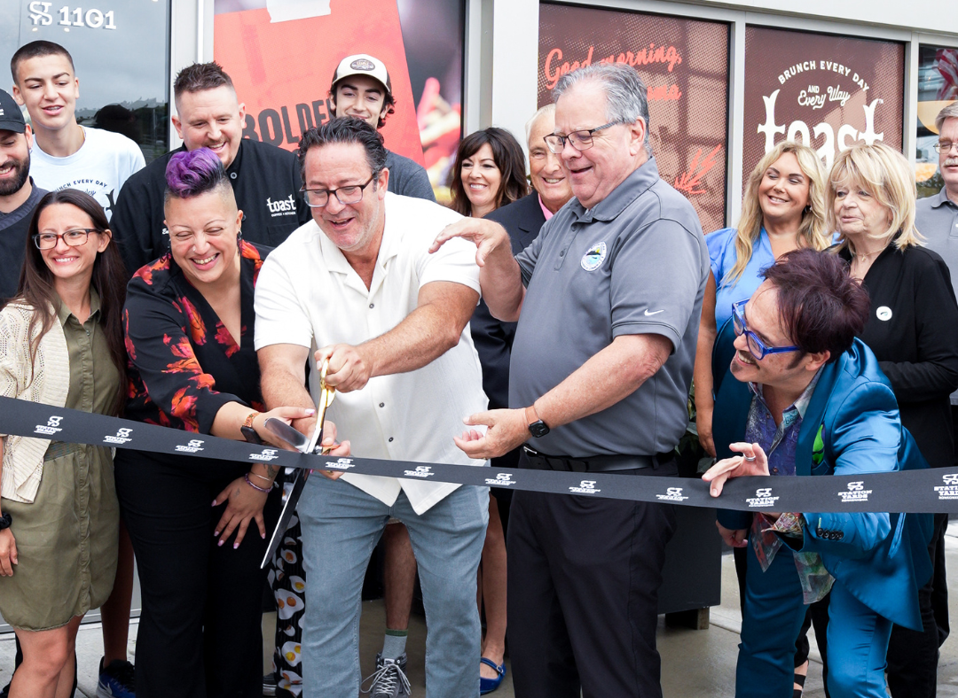 Toast Ribbon Cutting at Station Yards
