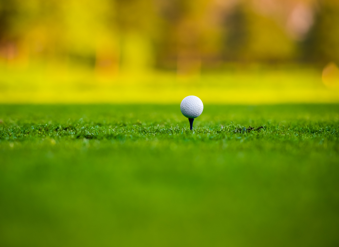 Golf Ball on a tee