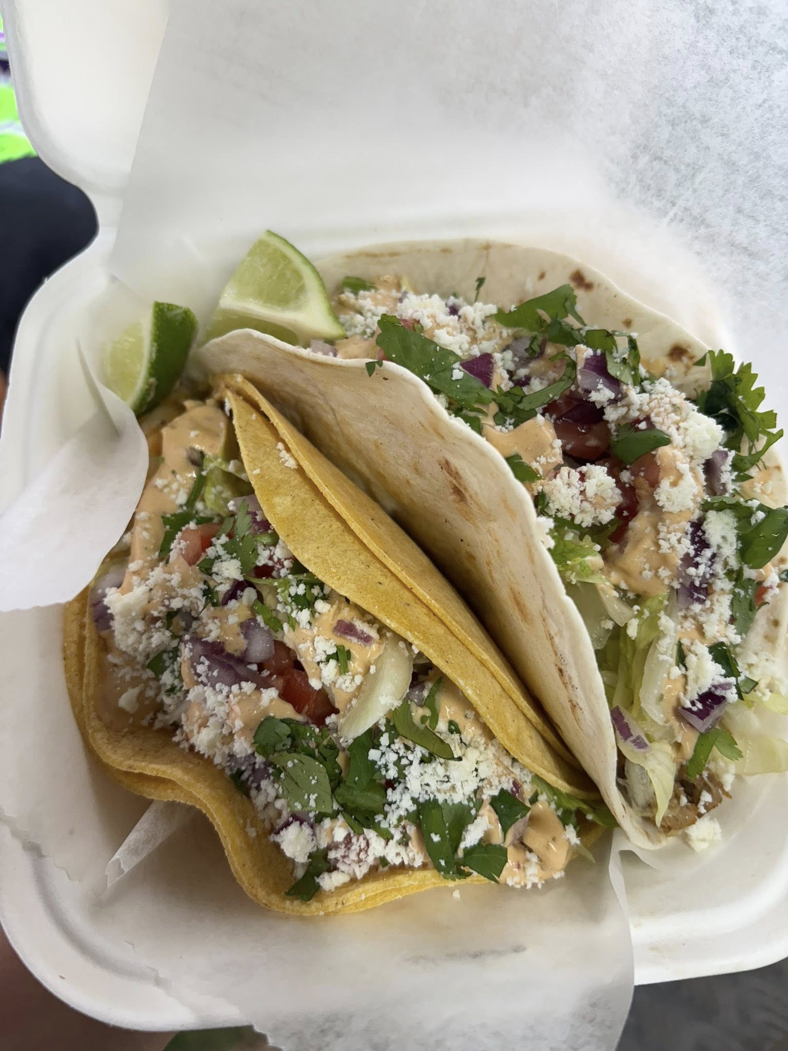 Tacos from Mami's Munch333z Food Truck