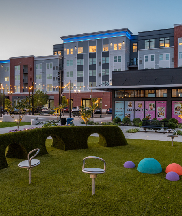 play area outside of Lucharitos