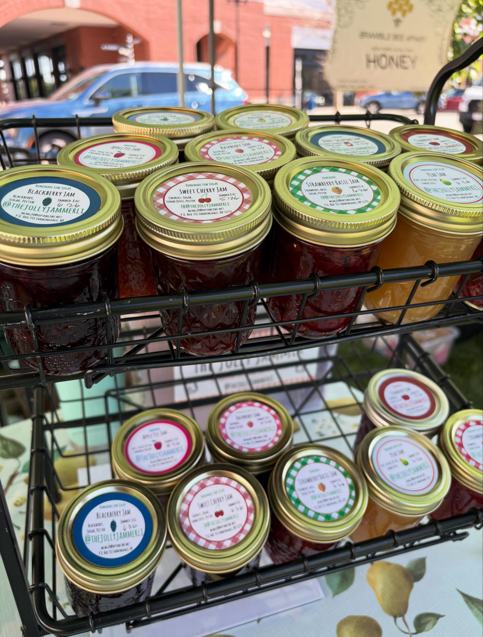 Various jams at Station Yards Farmers Market