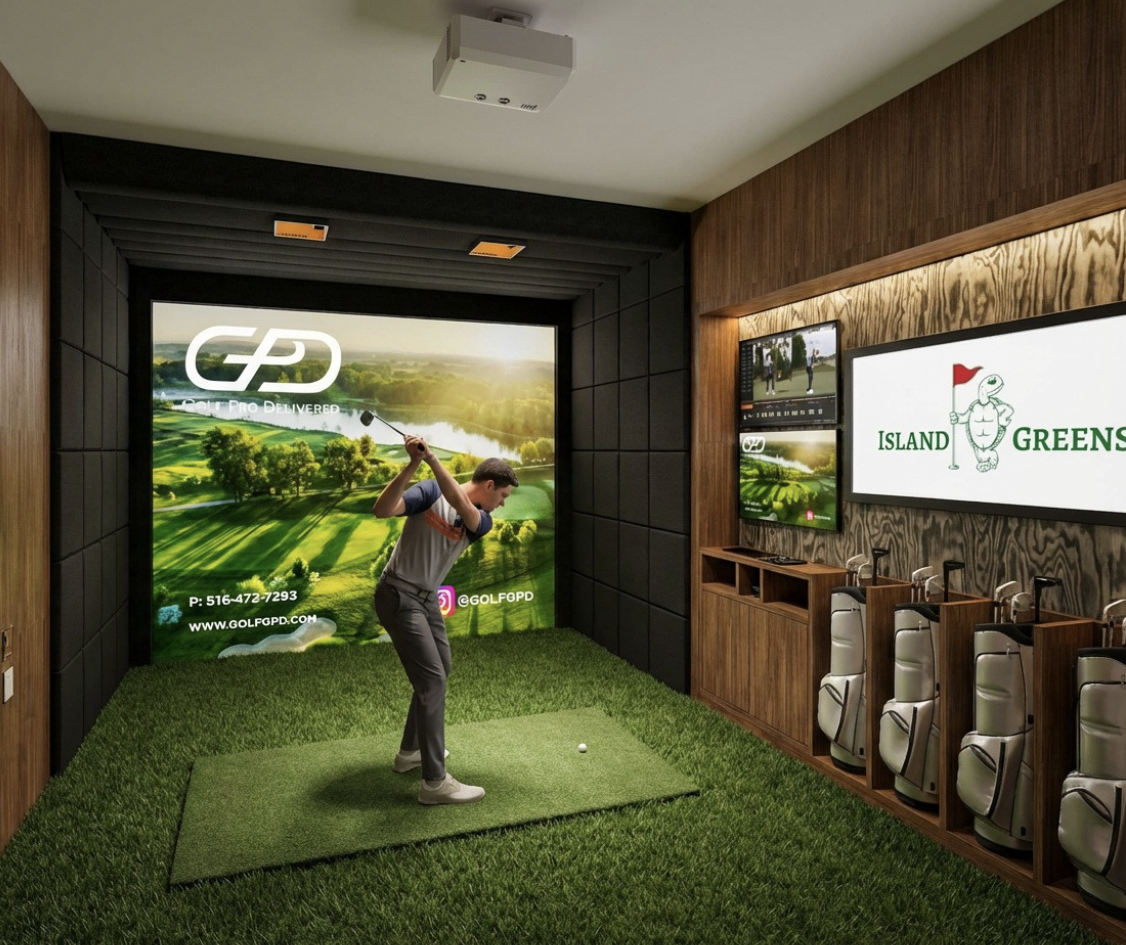 Island Greens golf simulator